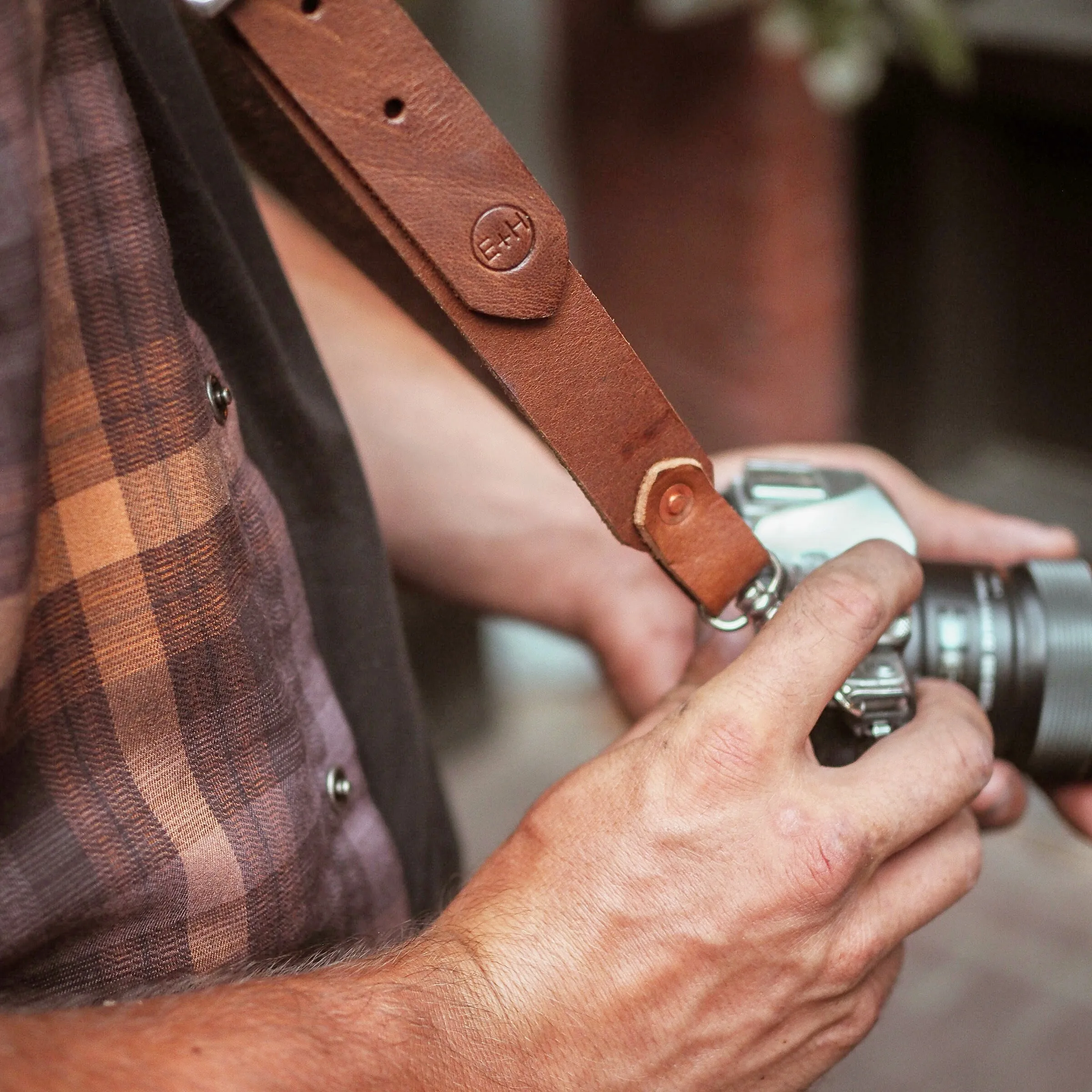 Ian Camera Strap sold by Earth + Hide