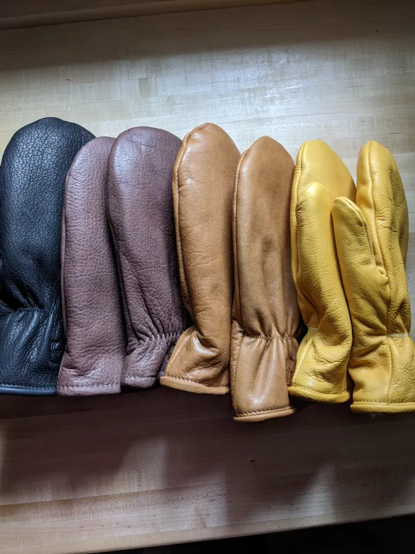 Handmade Mittens made by Earth + Hide