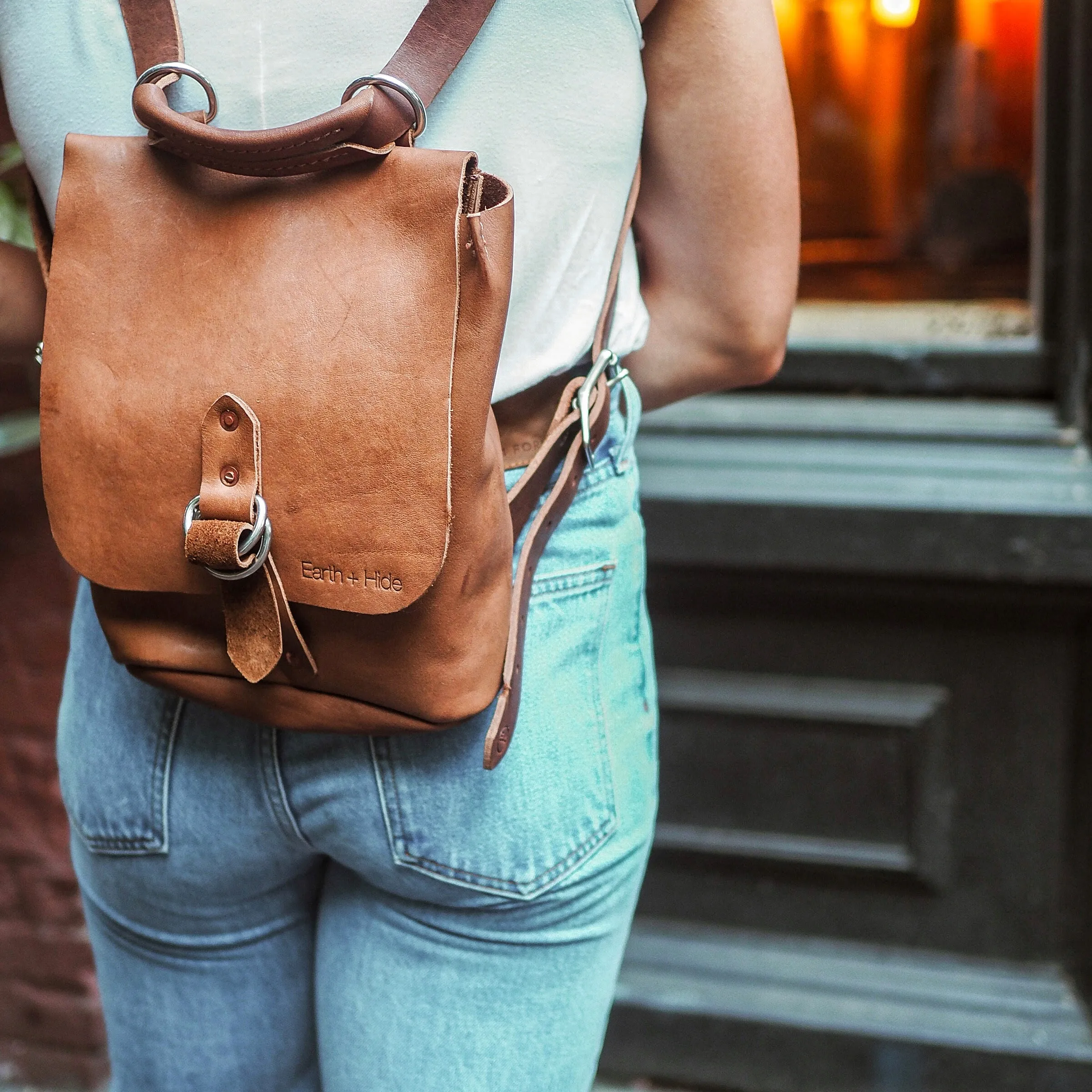 Sarah-Belle Mini Backpack sold by Earth + Hide product image thumbnail 2