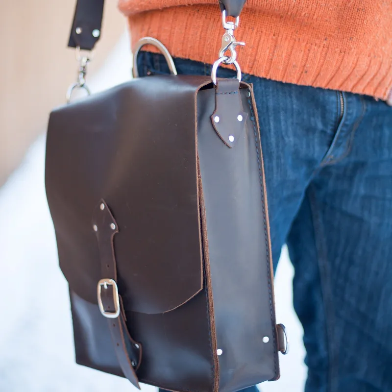 Signature Satchel made by Earth + Hide