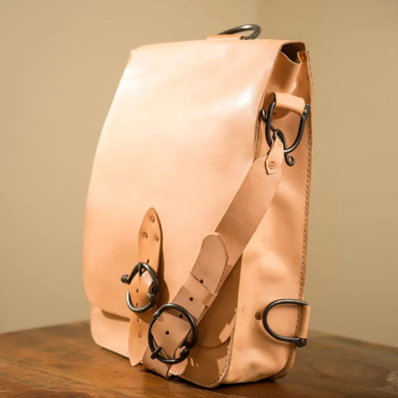 Signature Satchel, Cloverdale Edition made by Earth + Hide