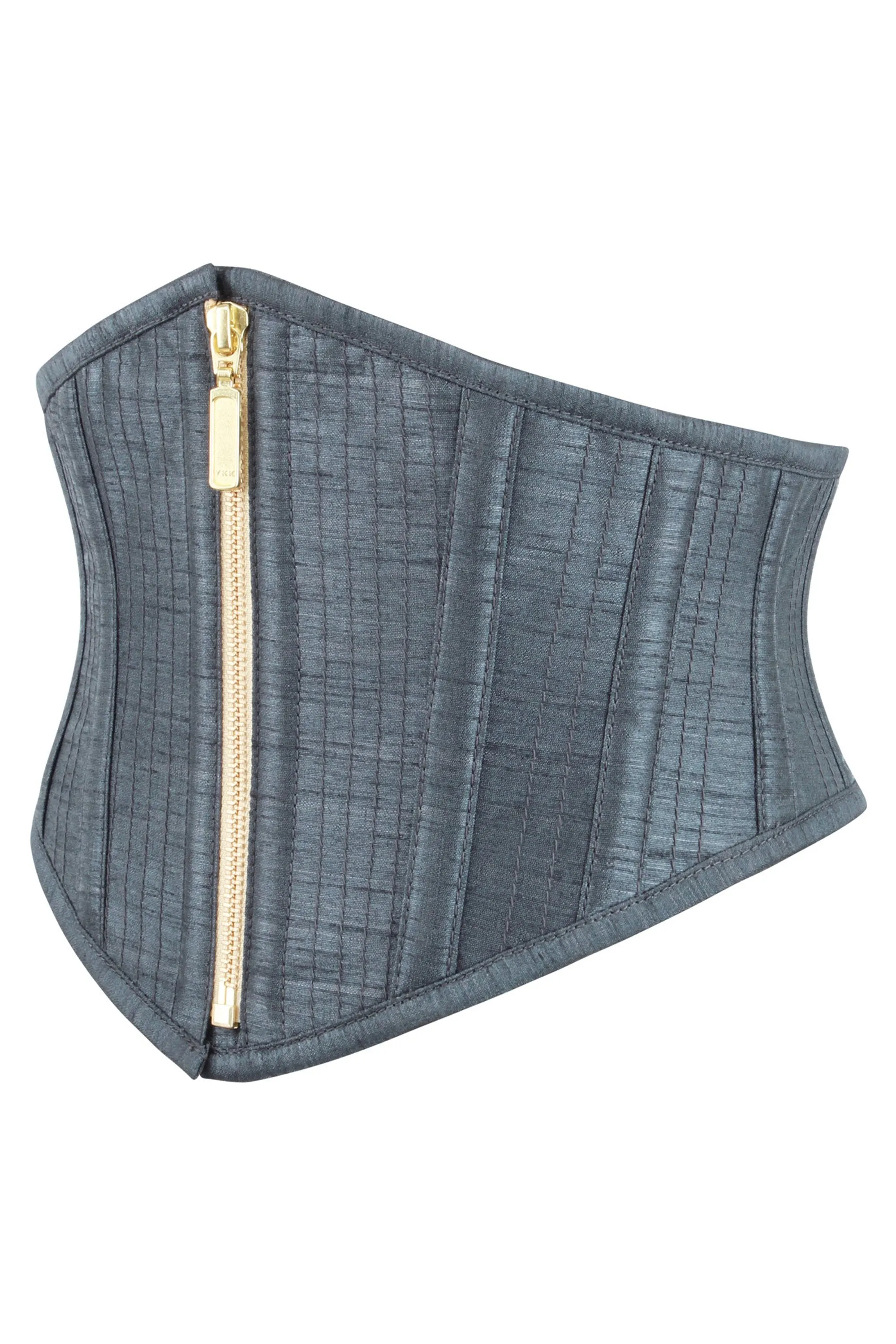 Charcoal Grey Waspie Belt sold by Corset Story product image thumbnail 3