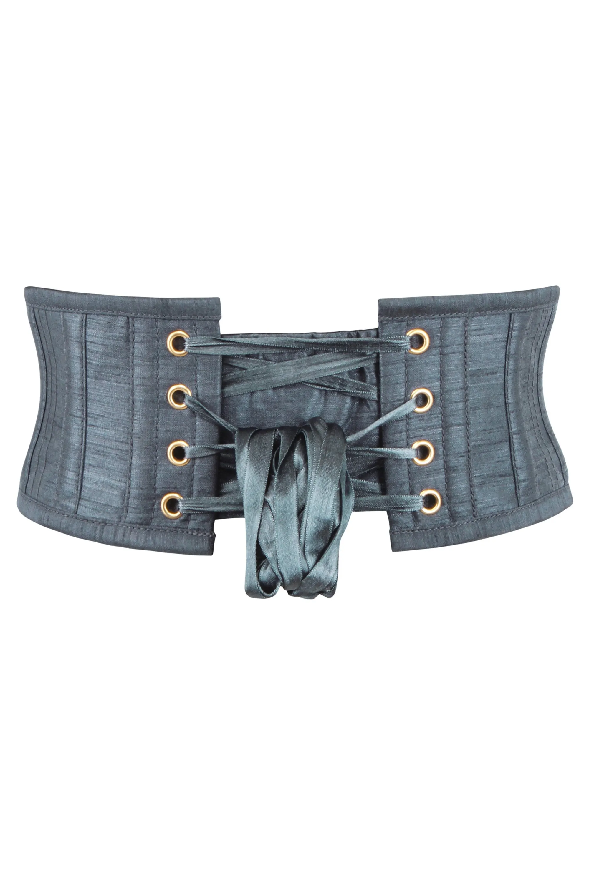 Charcoal Grey Waspie Belt sold by Corset Story product image thumbnail 2