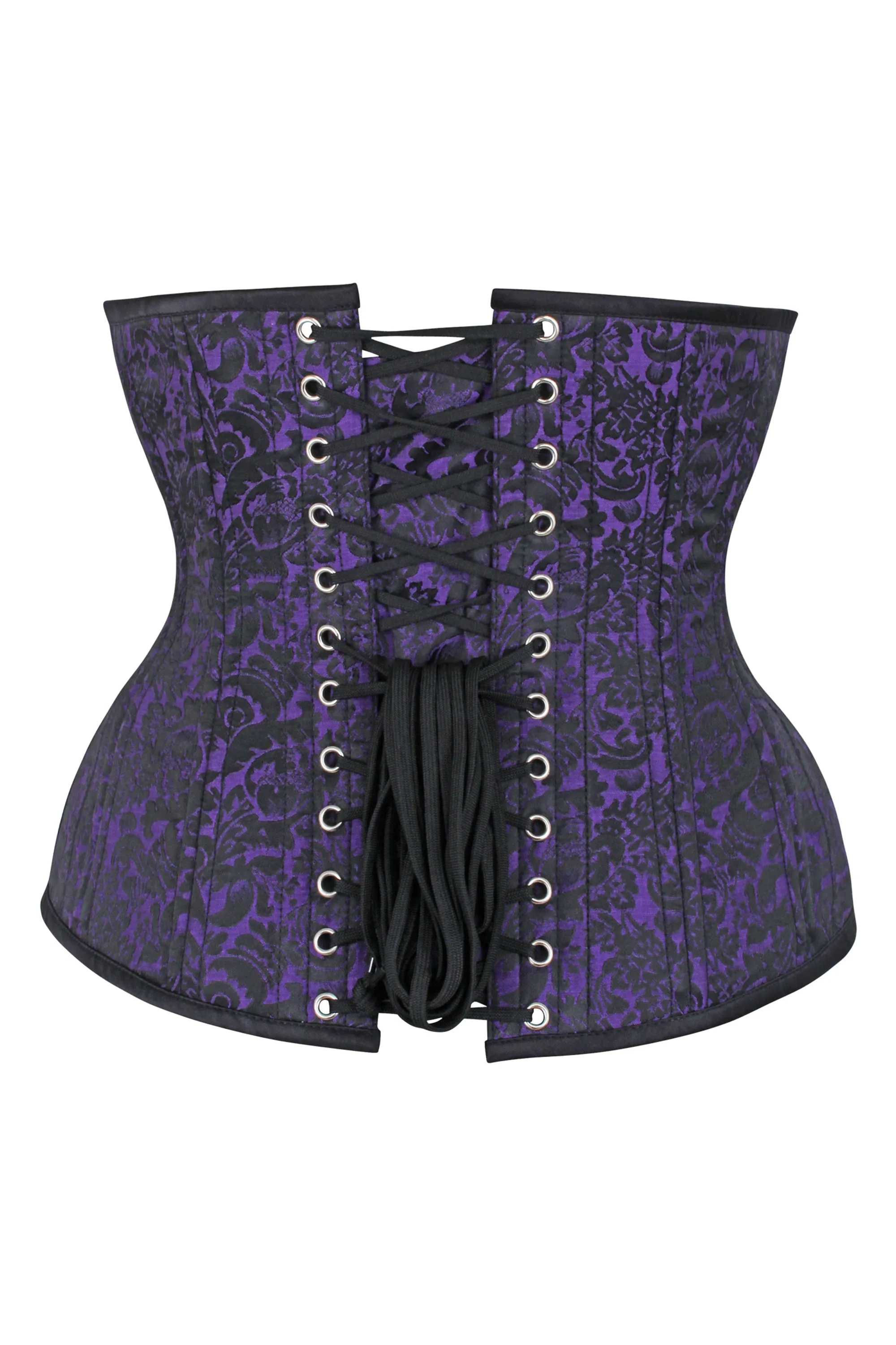 Beautiful Purple Waist Training Underbust Corset- Longline sold by Corset Story product image thumbnail 2