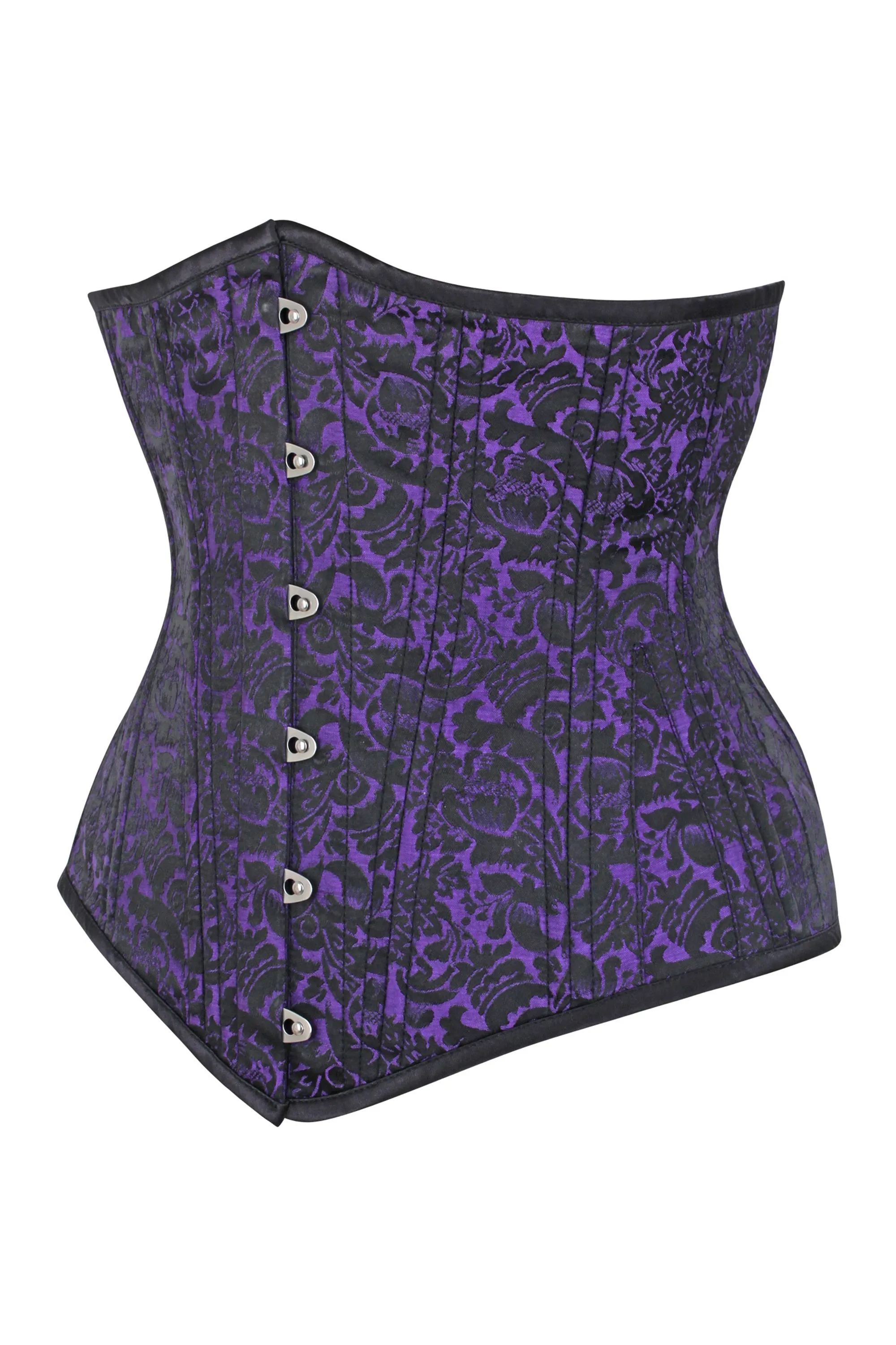 Beautiful Purple Waist Training Underbust Corset- Longline sold by Corset Story product image thumbnail 3