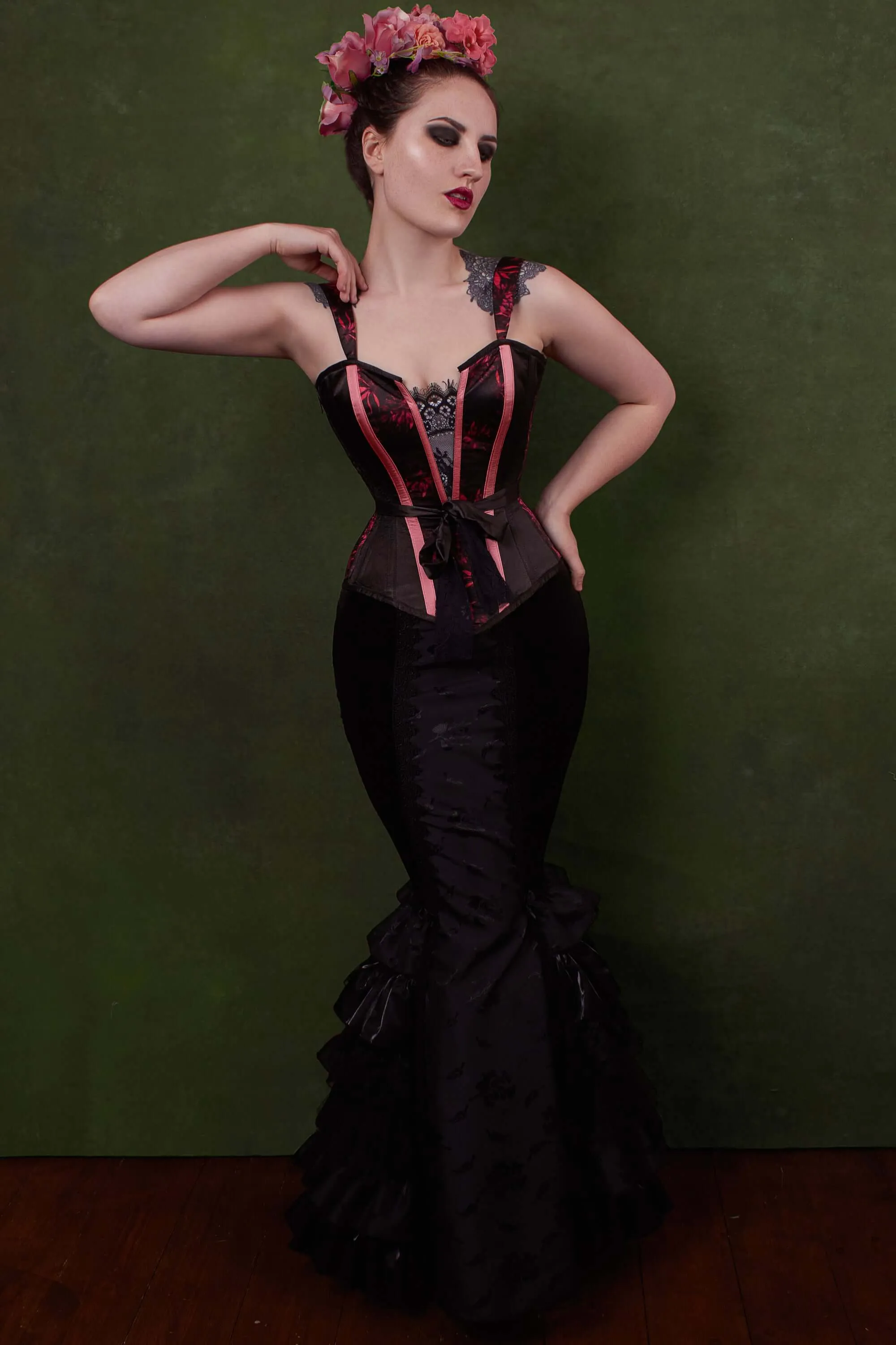 Corset Lingerie Top with Sash sold by Corset Story product image thumbnail 2