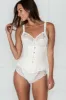 Cream Brocade Expert Waist Training Longline Underbust Corset sold by Corset Story