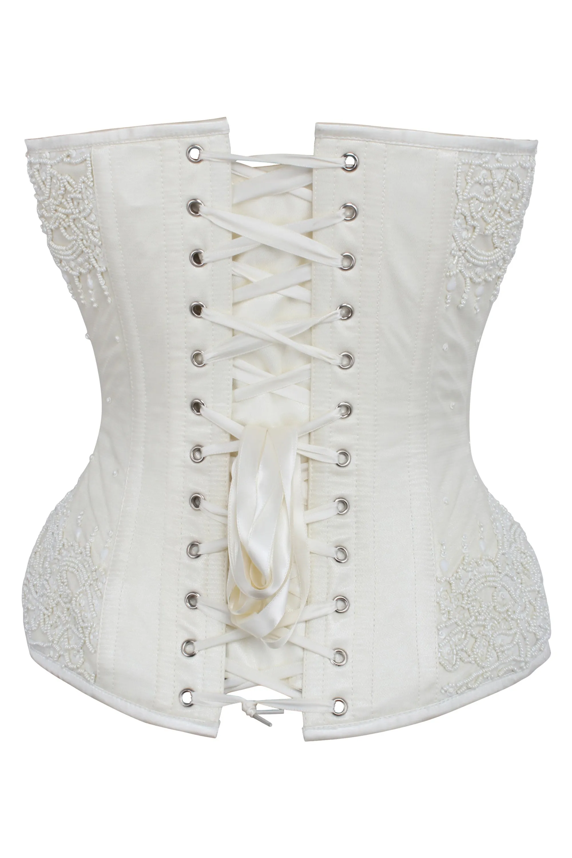 Ivory Satin Couture Corset sold by Corset Story product image thumbnail 2