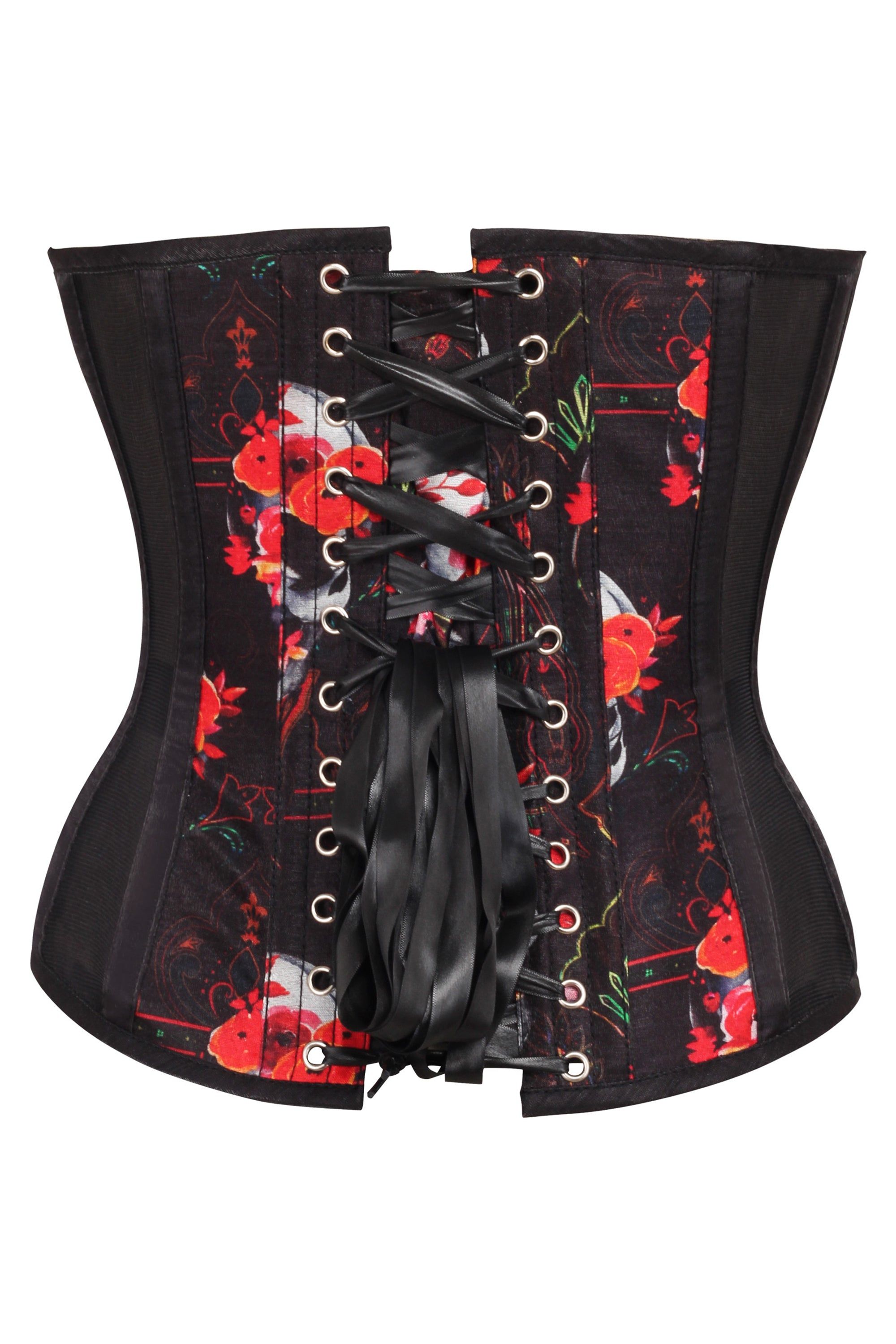 Plunge Sweetheart Gothic Metal Corset sold by Corset Story product image thumbnail 2