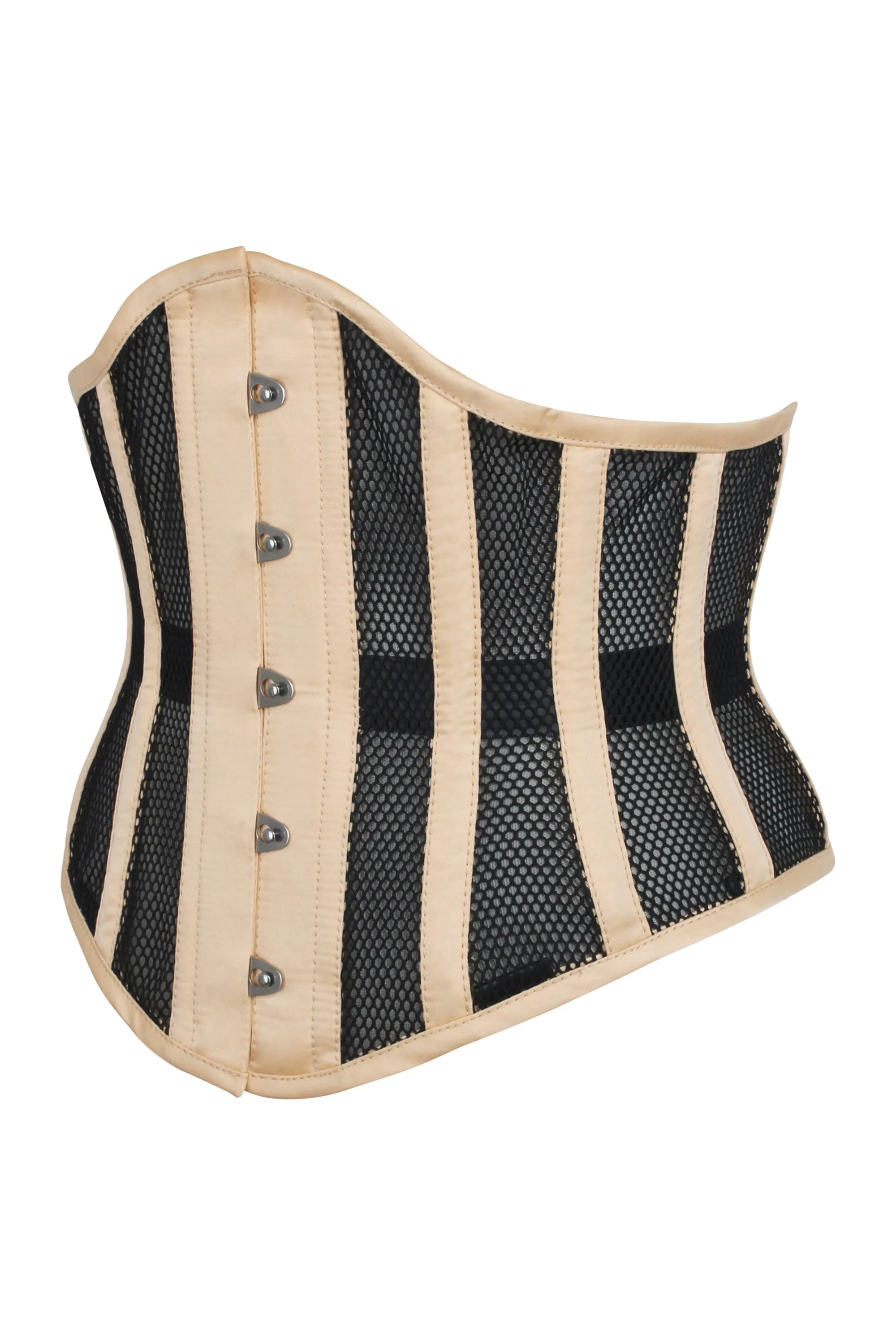 Beige Mesh Waspie Underbust sold by Corset Story product image thumbnail 3