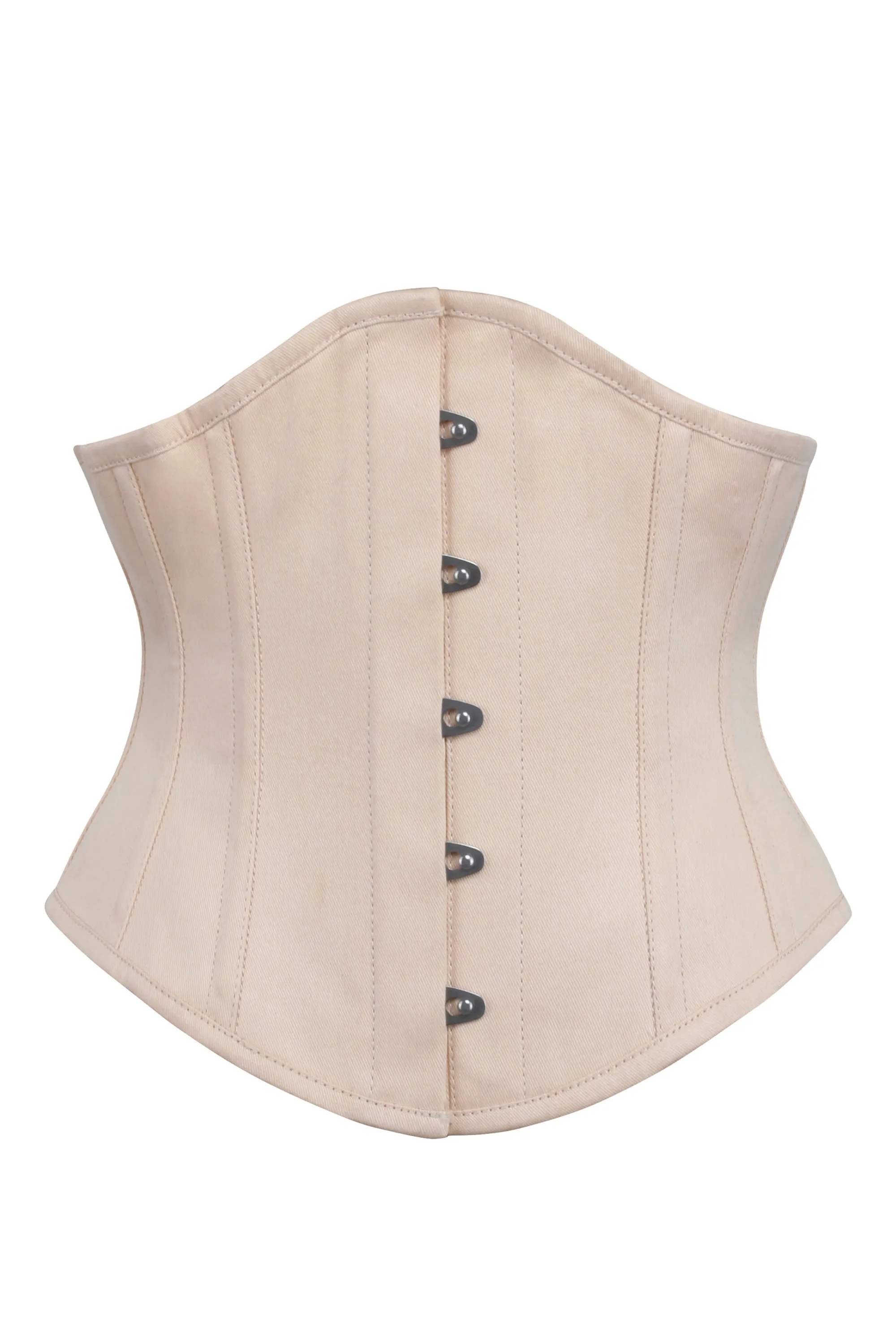 Beige Underbust Waspie Corset sold by Corset Story