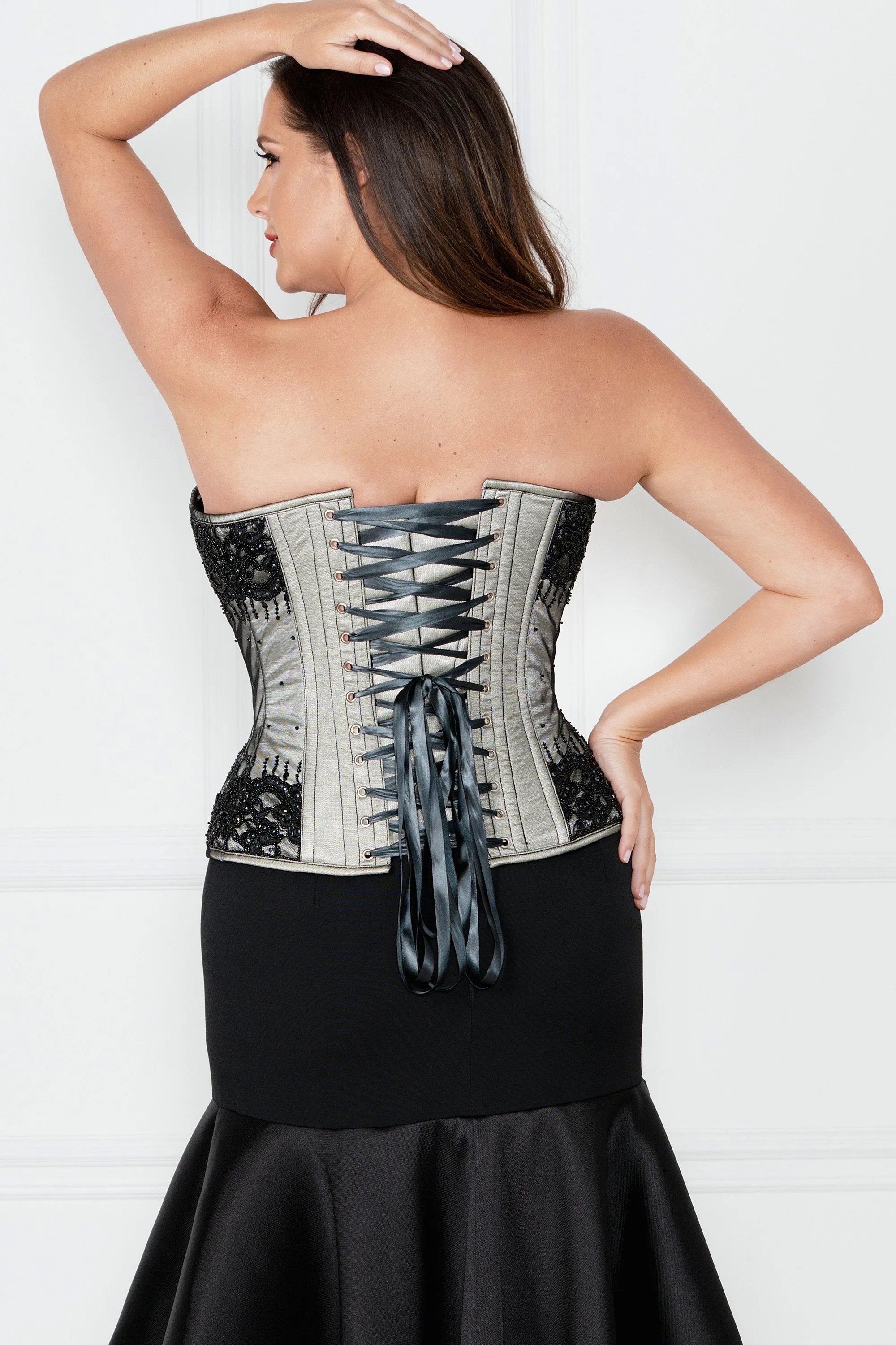Silver Couture Corset sold by Corset Story product image thumbnail 2