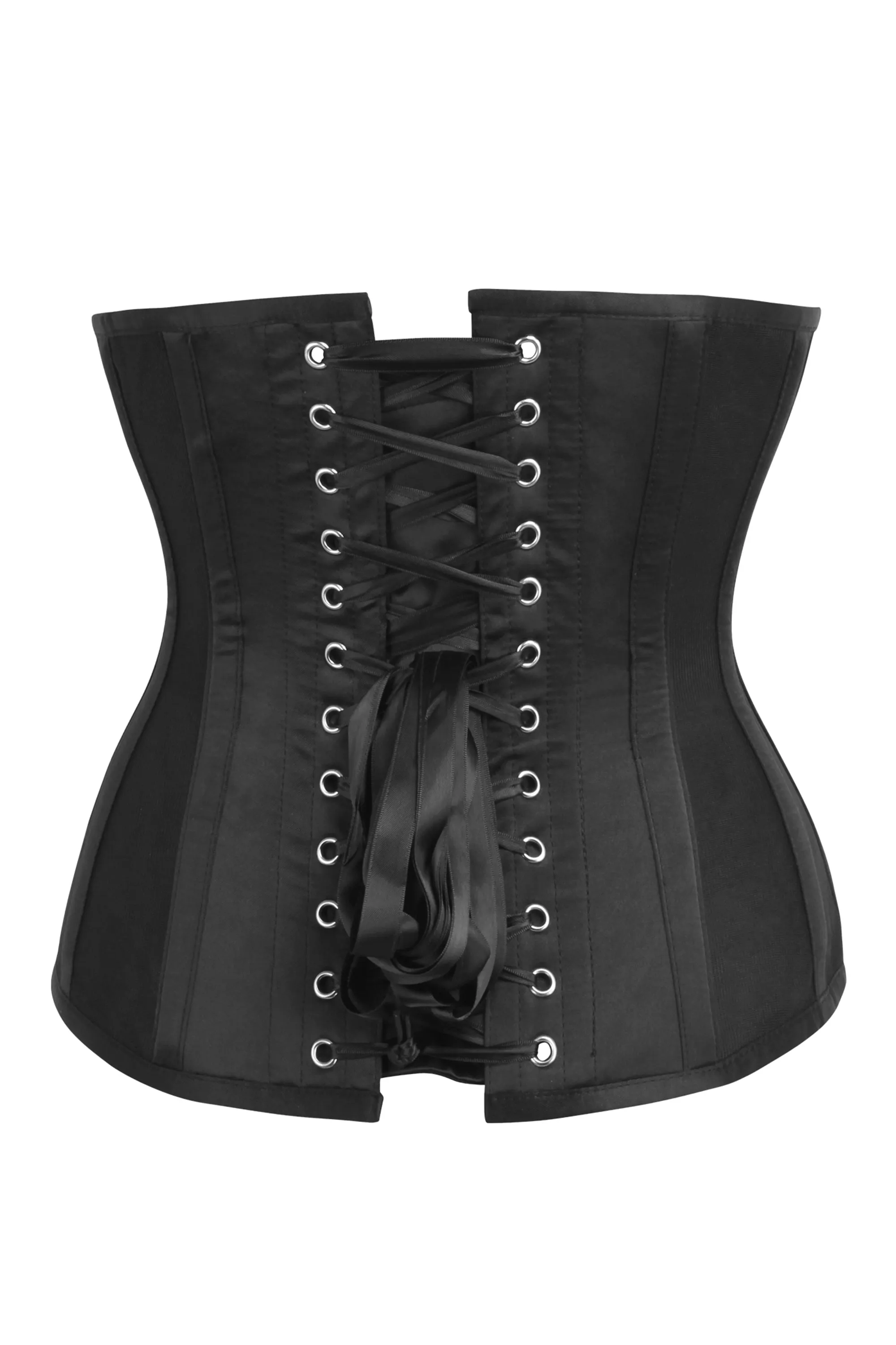 Black Mesh and Sequins Longline Underbust Corset sold by Corset Story product image thumbnail 2