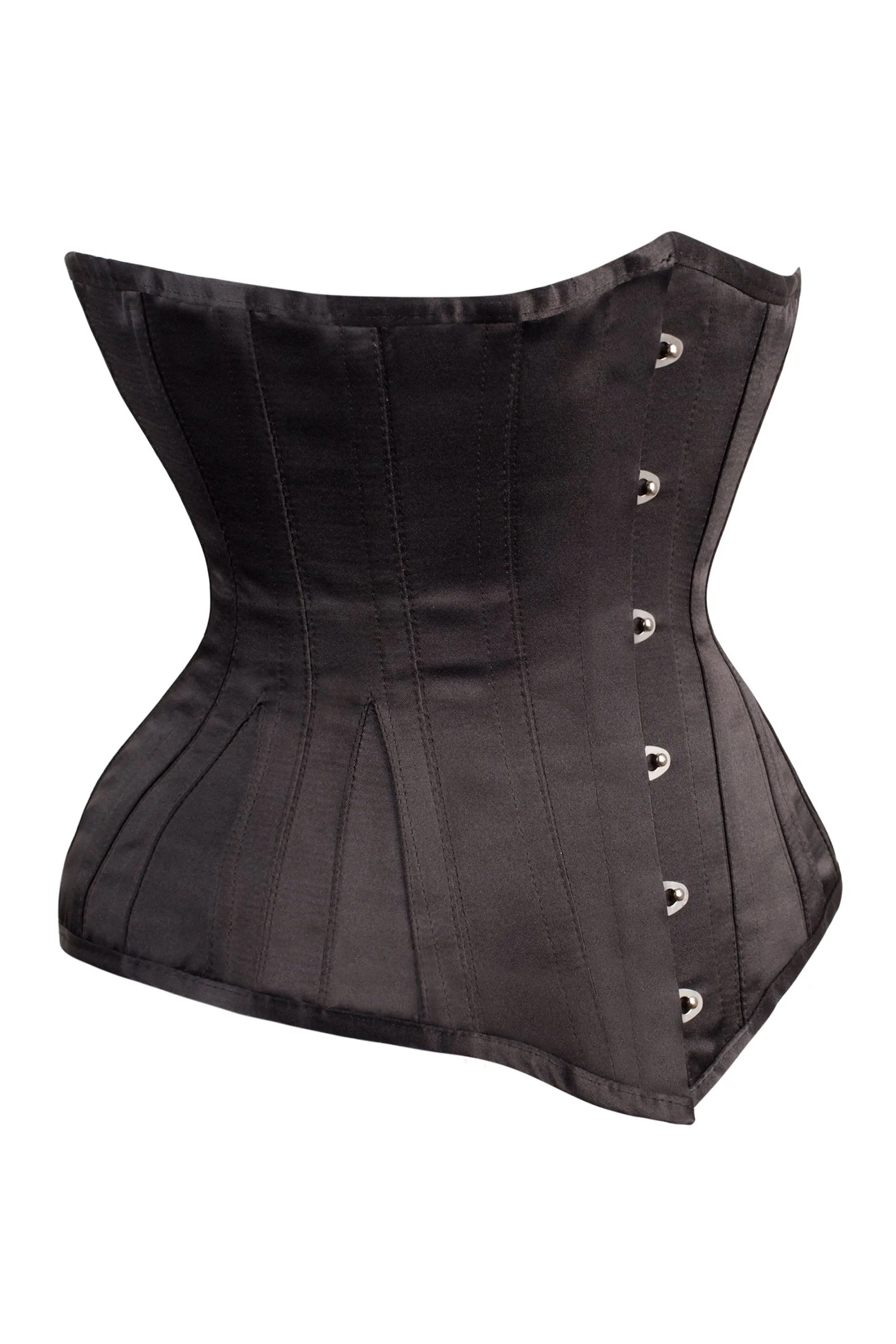 Long Black Underbust Waist Taming Corset sold by Corset Story product image thumbnail 5