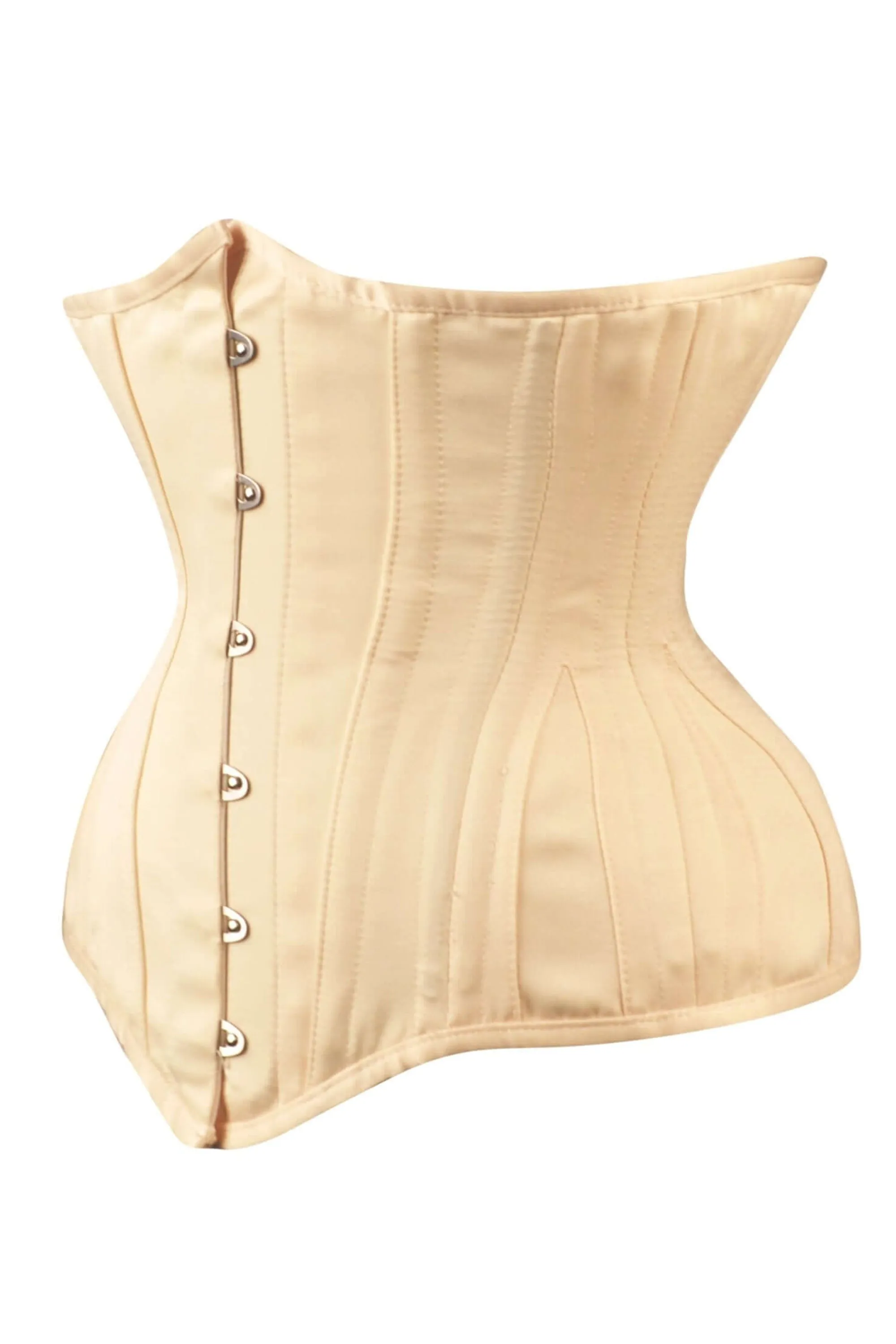 Cream Expert Waist Training Underbust Longline With Hip Gores sold by Corset Story product image thumbnail 4