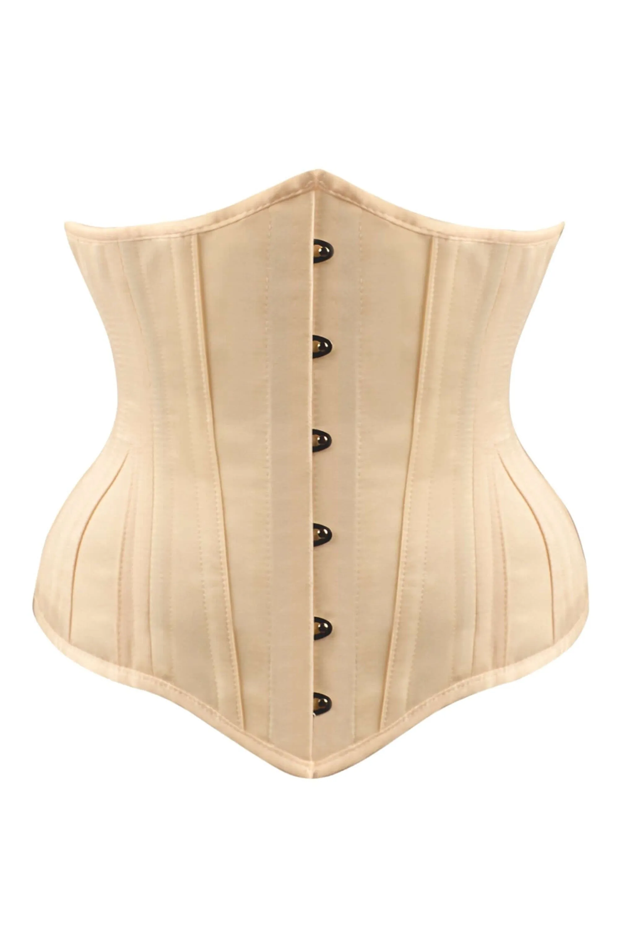 Cream Expert Waist Training Underbust Longline With Hip Gores sold by Corset Story