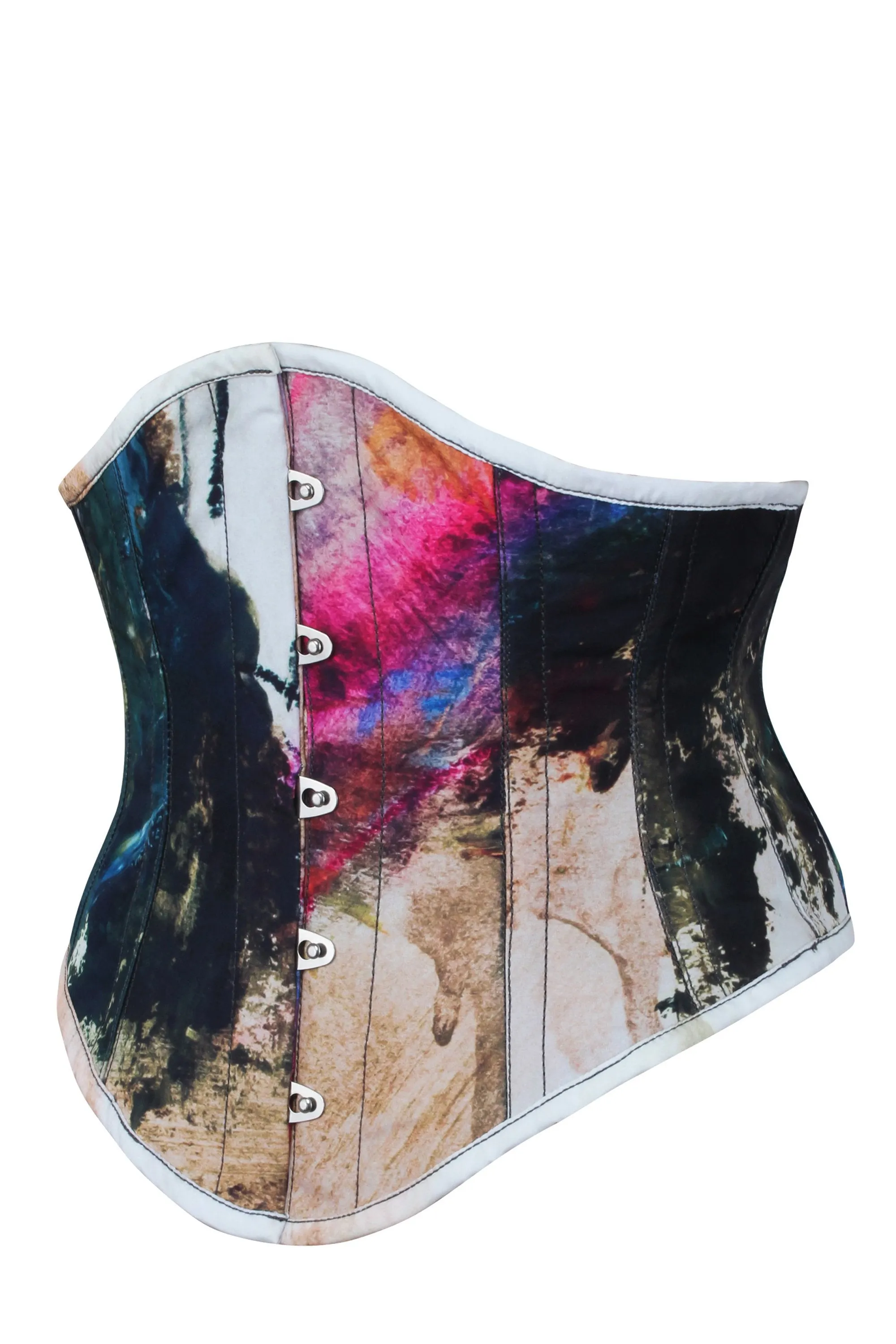 Abstract Ink Waspie Corset sold by Corset Story product image thumbnail 3