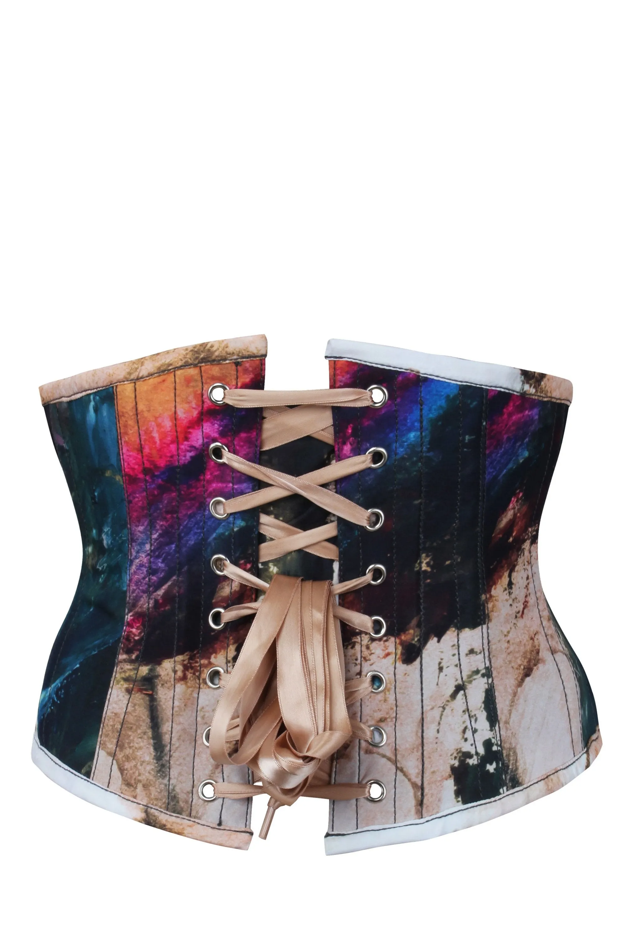 Abstract Ink Waspie Corset sold by Corset Story product image thumbnail 2