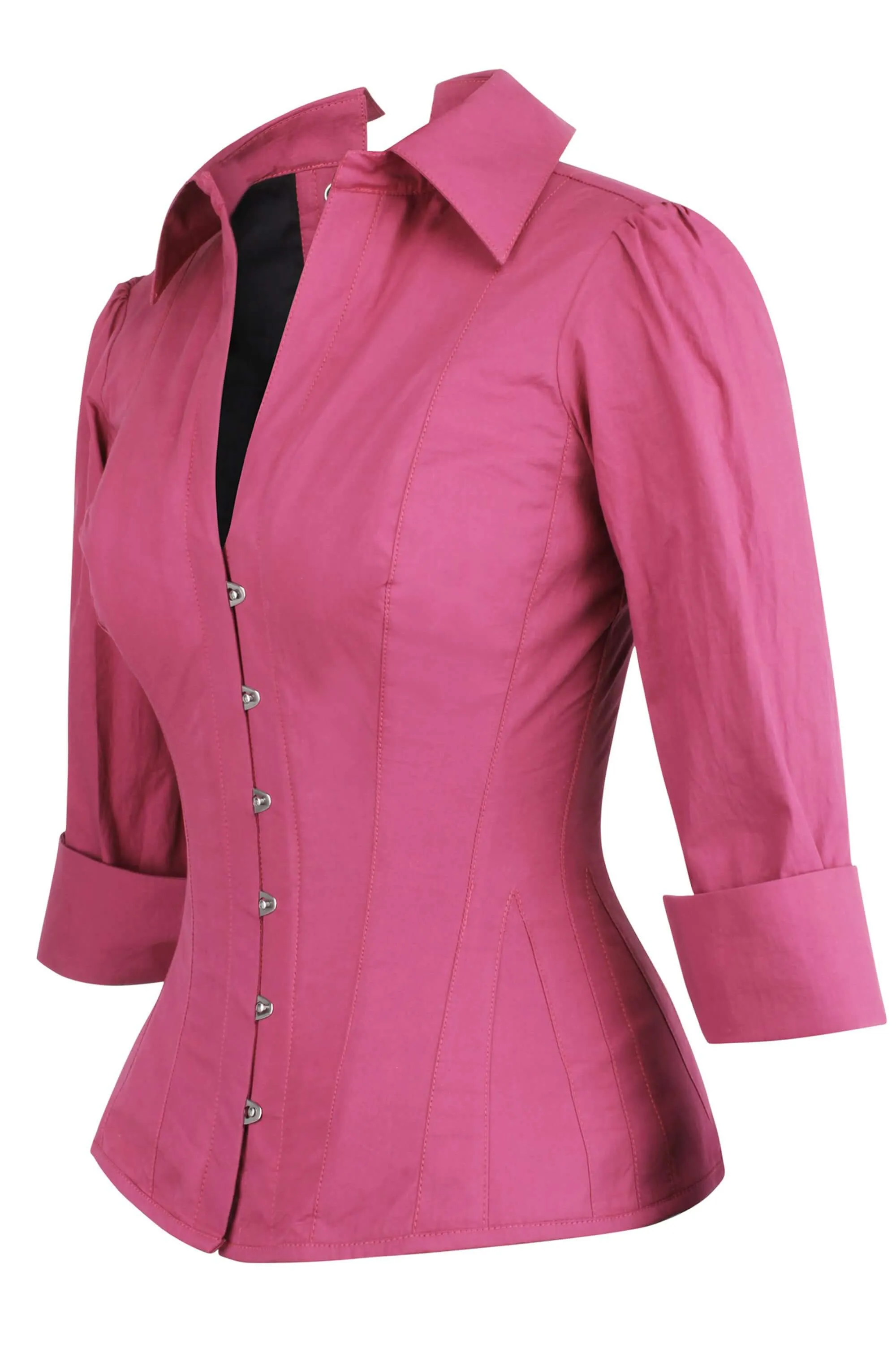 Dry Rose Corset Shirt sold by Corset Story product image thumbnail 4