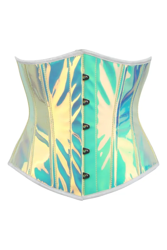 Holographic Underbust Corset sold by Corset Story