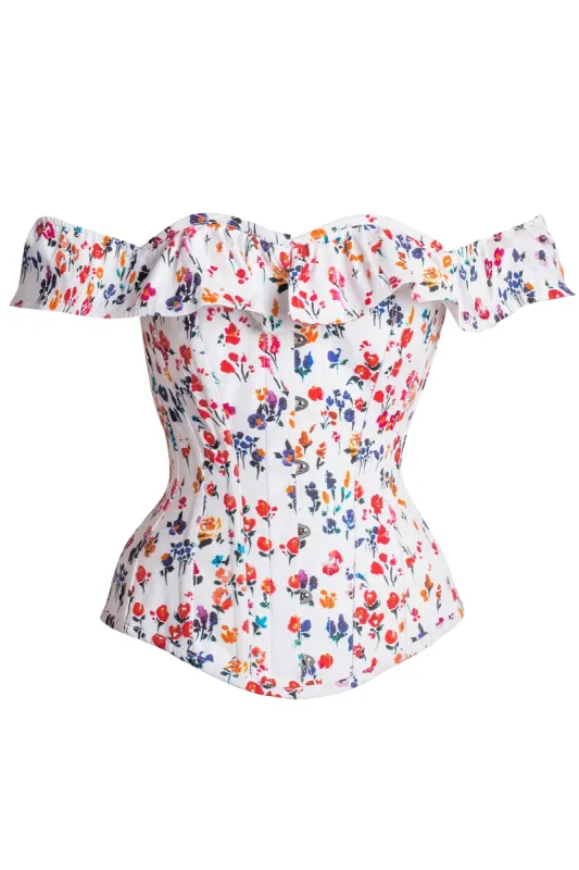 Floral Ditsy Cotton Corset Top sold by Corset Story
