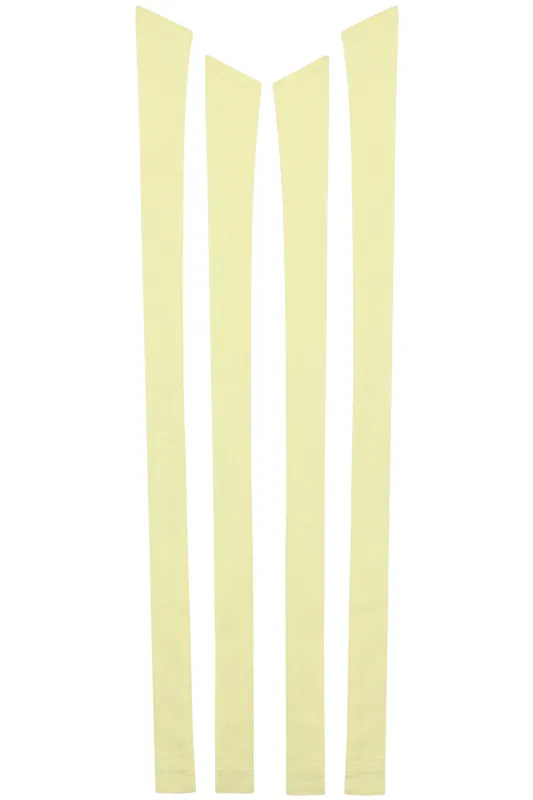 Dahlia Shoulder Strap Lemon Sorbet Cotton sold by Corset Story