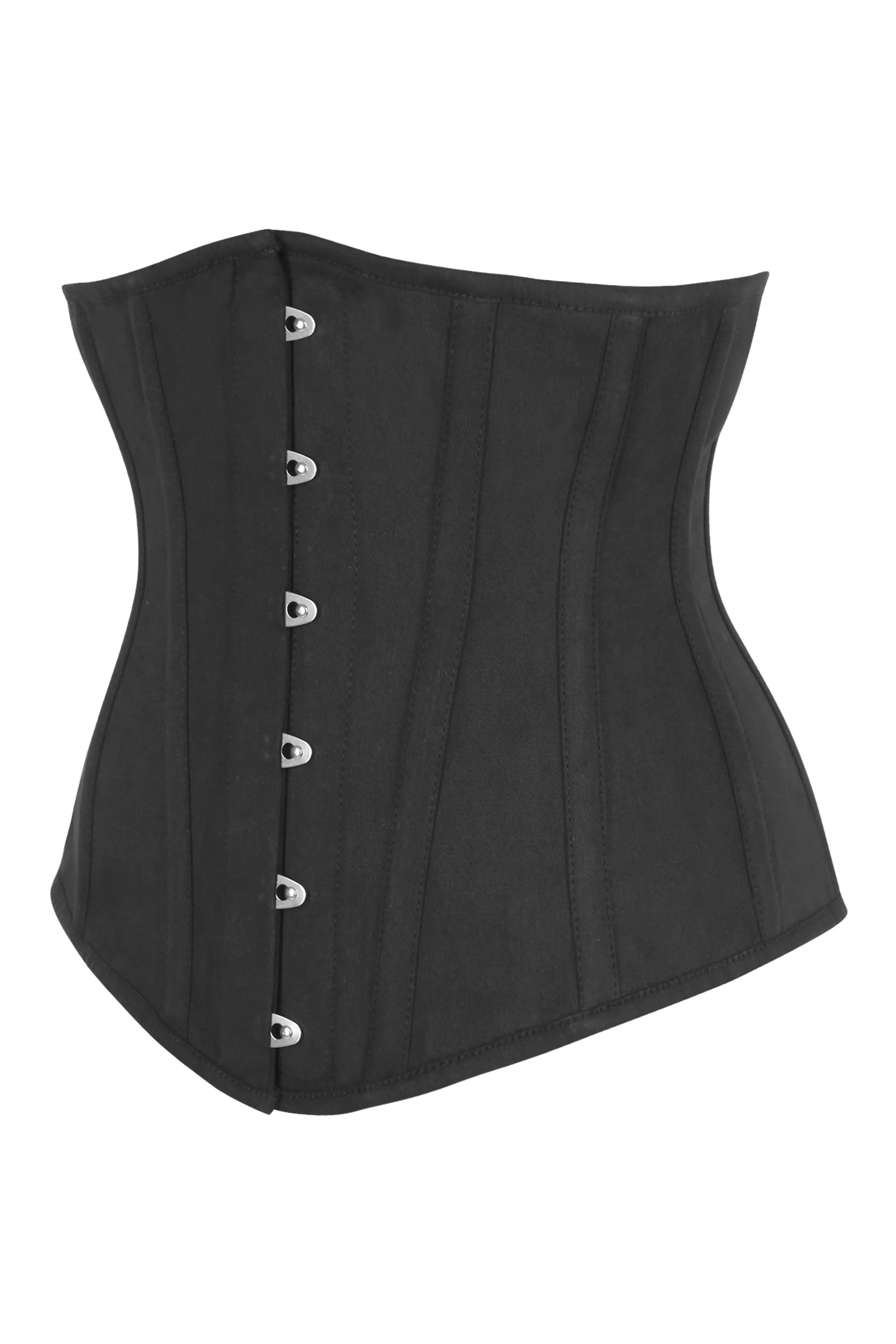 Single Layer Longline Underbust Corset in Black sold by Corset Story product image thumbnail 3