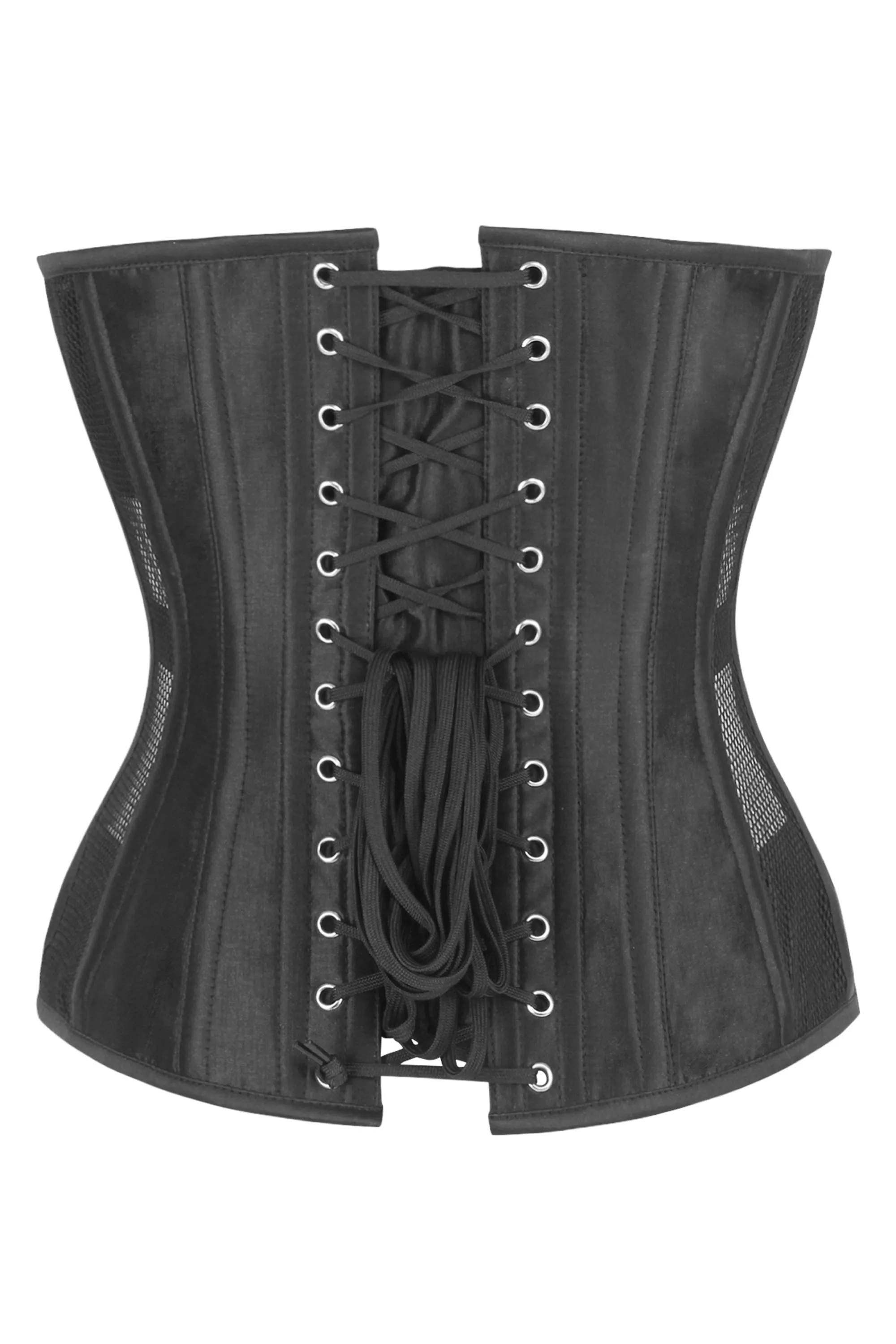 Black Overbust Mesh Corset sold by Corset Story product image thumbnail 2