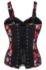 Vintage Styled Floral Print Corset Overbust sold by Corset Story