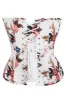 Floral Print Waist Training Overbust Corset sold by Corset Story