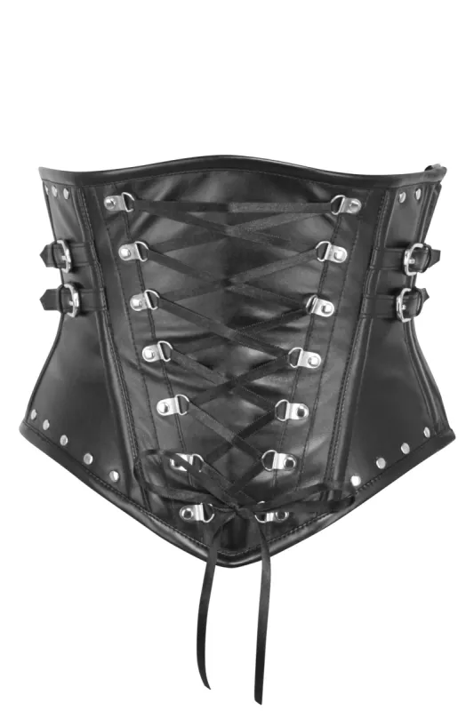 Gothic LARP PVC Underbust sold by Corset Story
