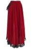 Red Velvet High-Low Skirt sold by Corset Story