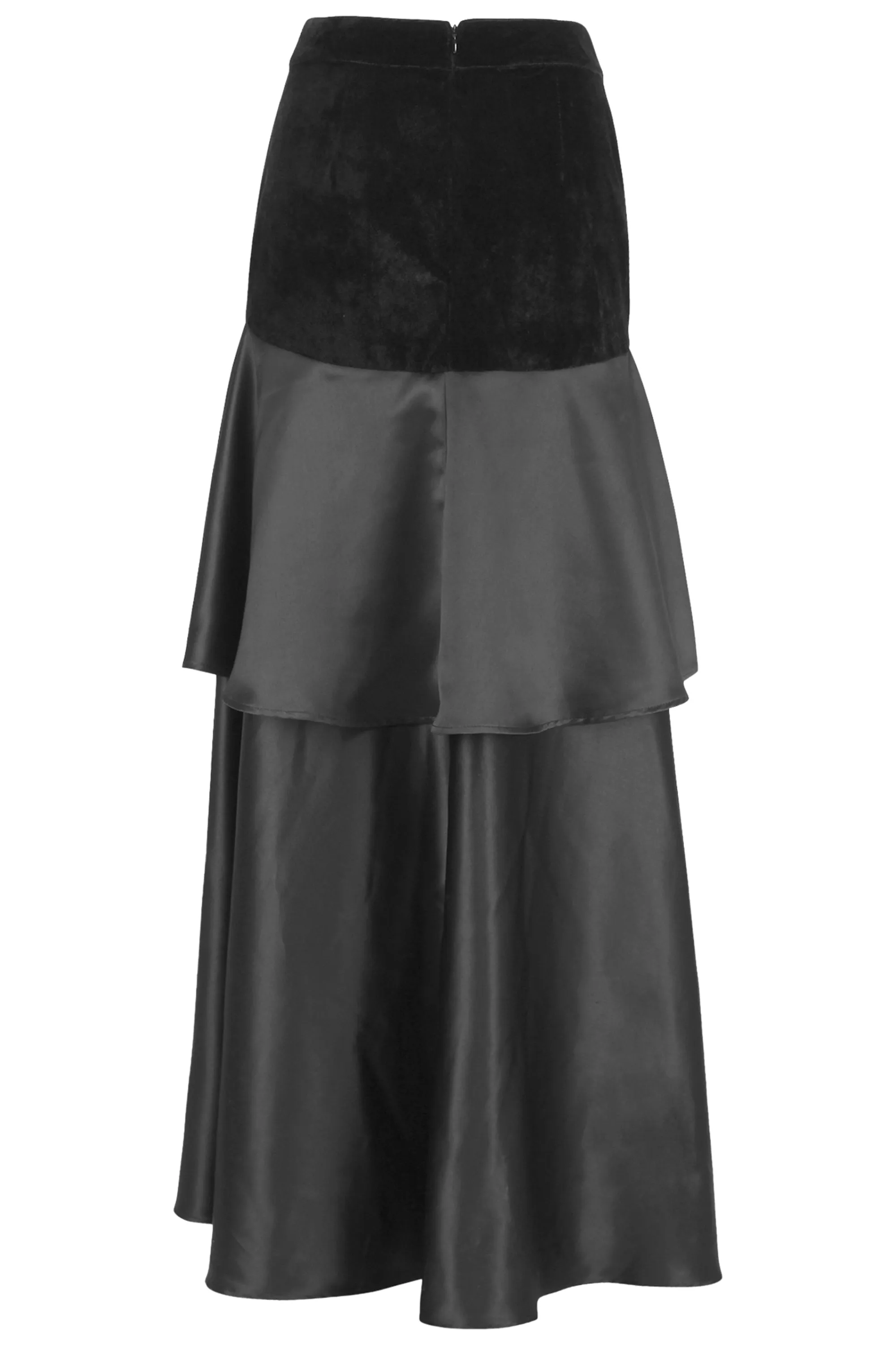 Chic Black Layered Skirt sold by Corset Story product image thumbnail 2