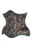 Emerald Baroque Skull Underbust Corset – Dark Romance with a Gothic Twist sold by Corset Story