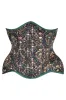 Emerald Baroque Skull Underbust Corset – Dark Romance with a Gothic Twist sold by Corset Story