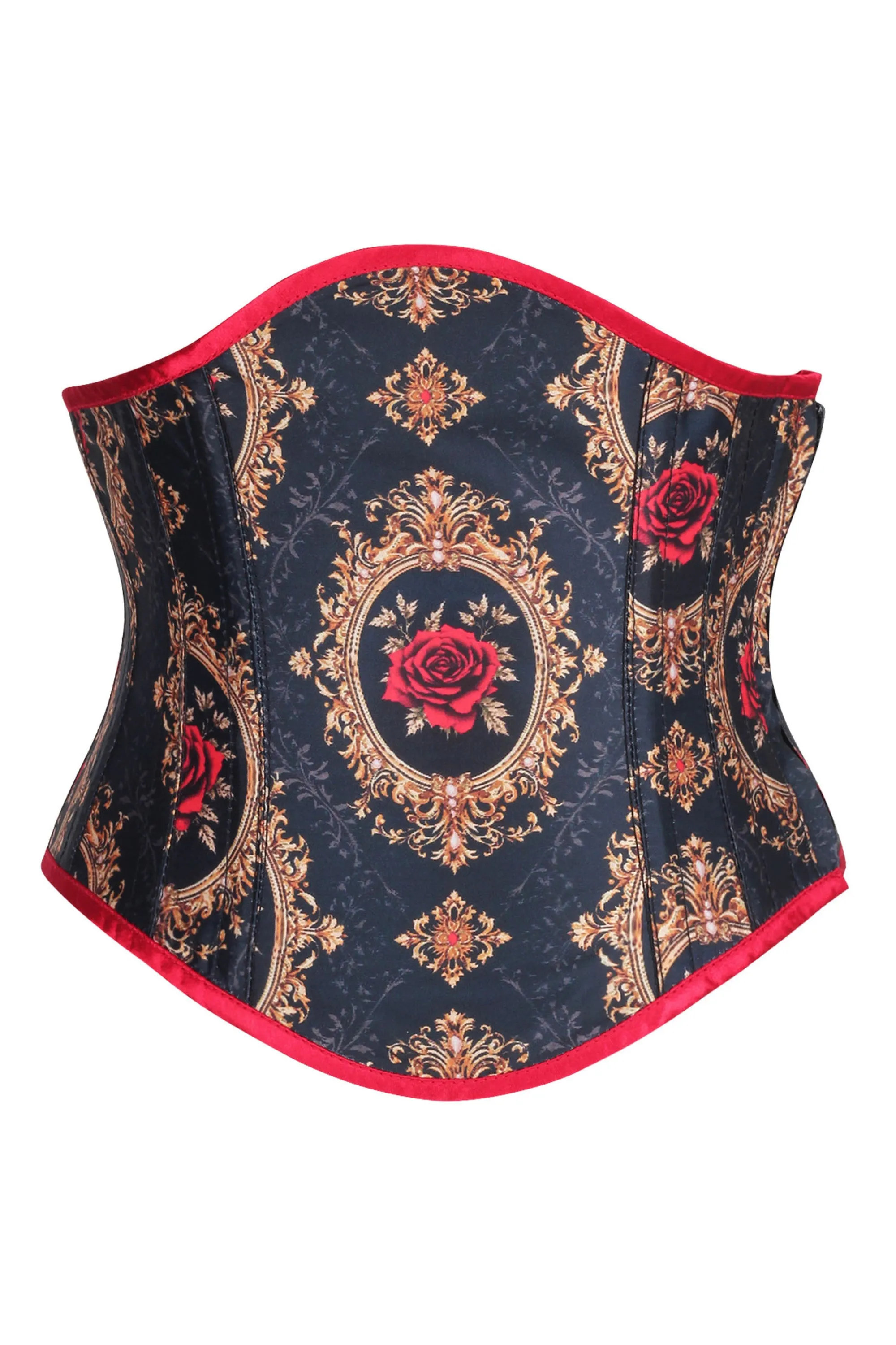 Baroque Rose Underbust Corset – Elegance with an Edge sold by Corset Story
