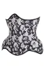 Midnight Bloom Underbust Corset – Elegant Floral Waist Cincher sold by Corset Story