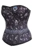 Mystic Moonlit Garden Overbust Corset sold by Corset Story