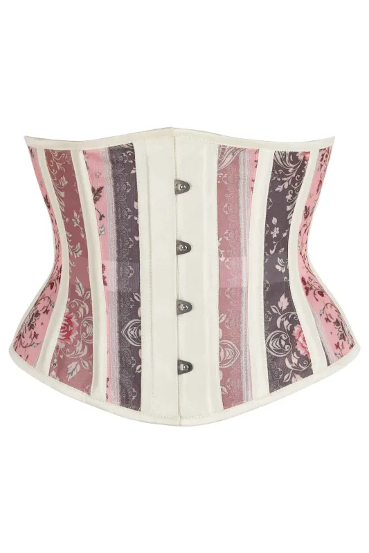 Blush Tapestry Underbust Corset sold by Corset Story