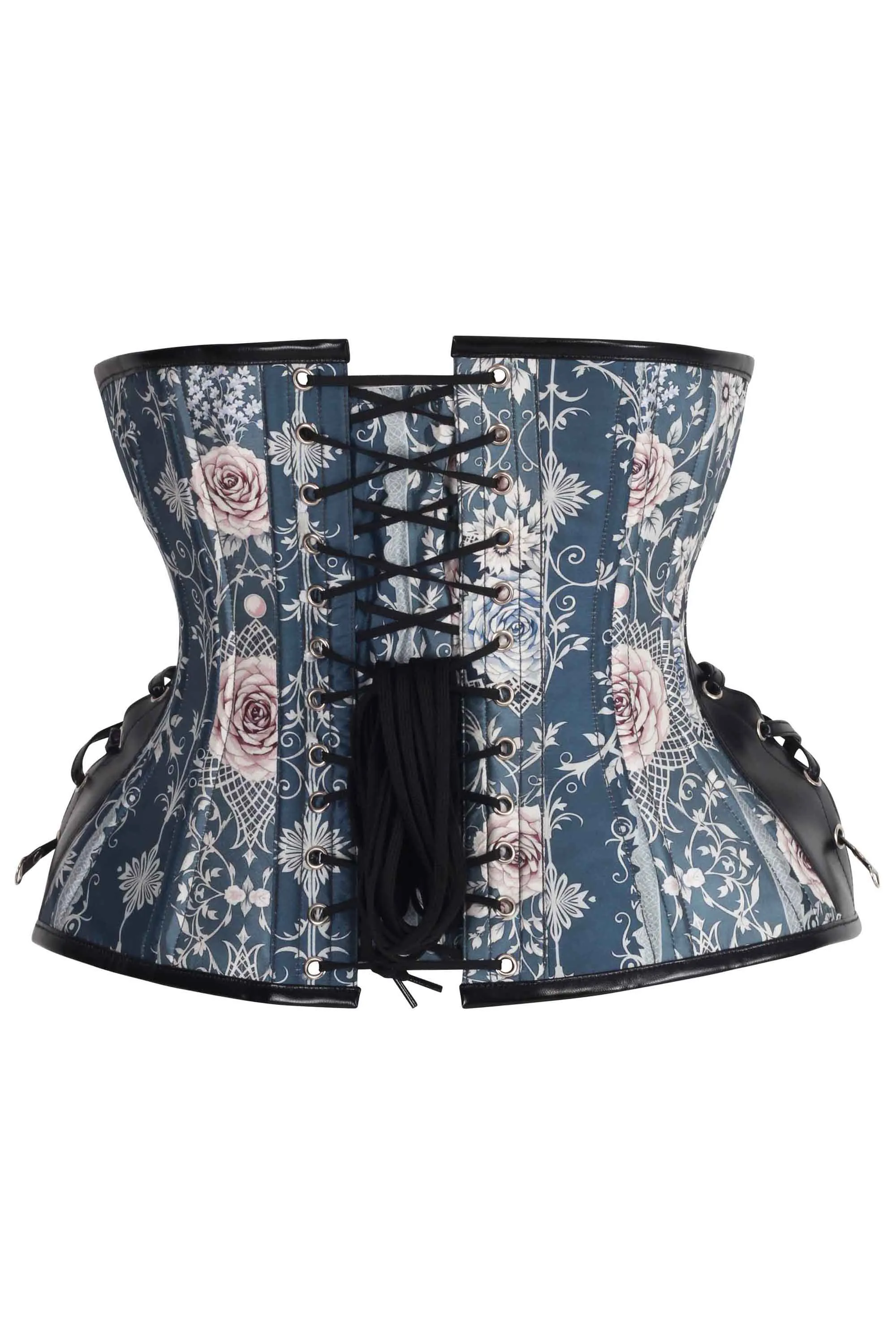Steampunk Rose Garden Underbust Corset with Swing Hooks sold by Corset Story product image thumbnail 2