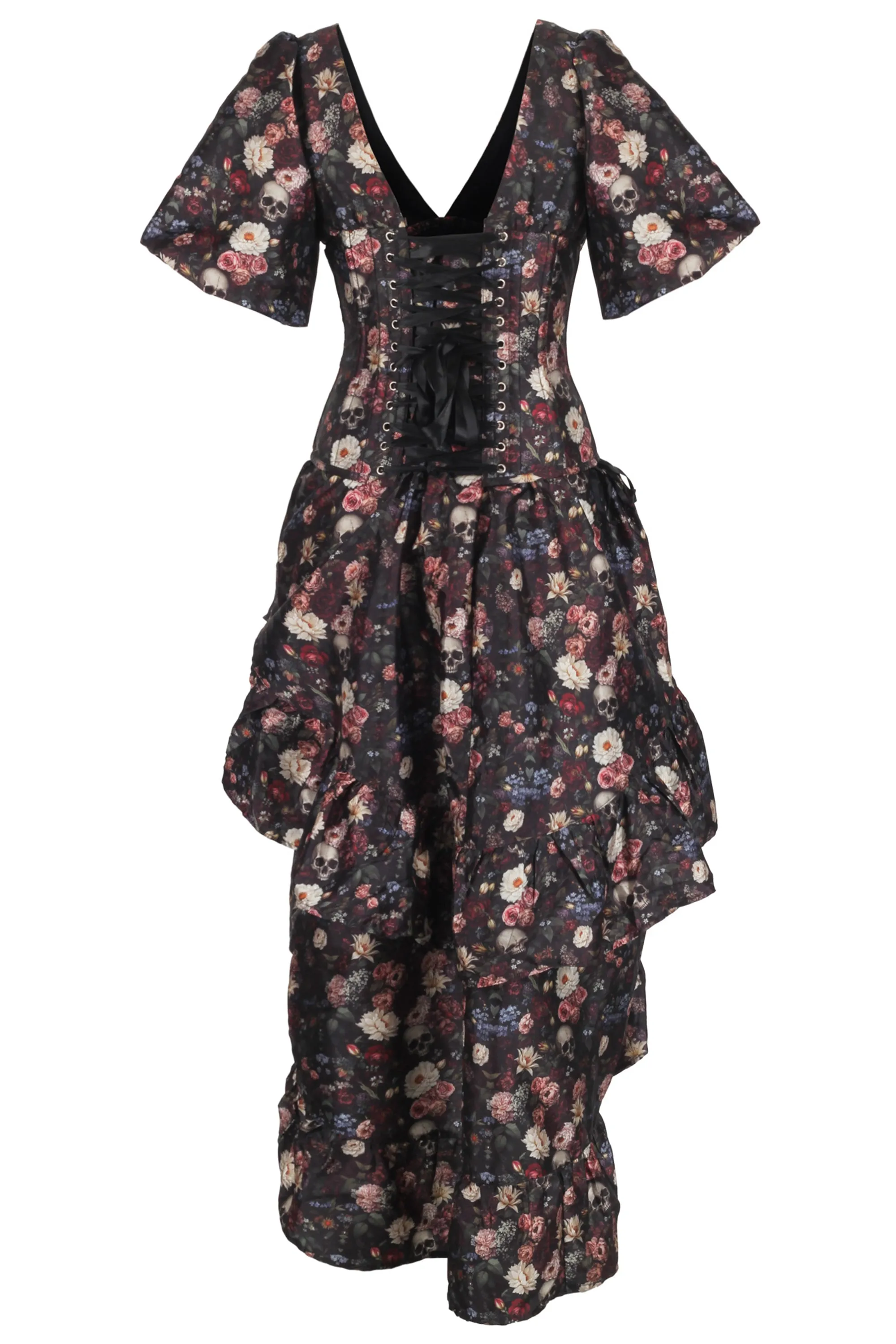 Dark Bloom Gothic High-Low Corset Dress sold by Corset Story product image thumbnail 2