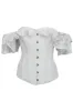 White Lace Overlay Overbust Corset Top sold by Corset Story