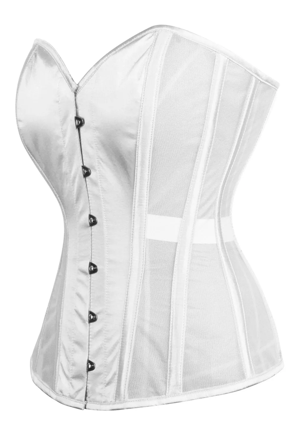 White Undertone Mesh Corset sold by Corset Story product image thumbnail 4