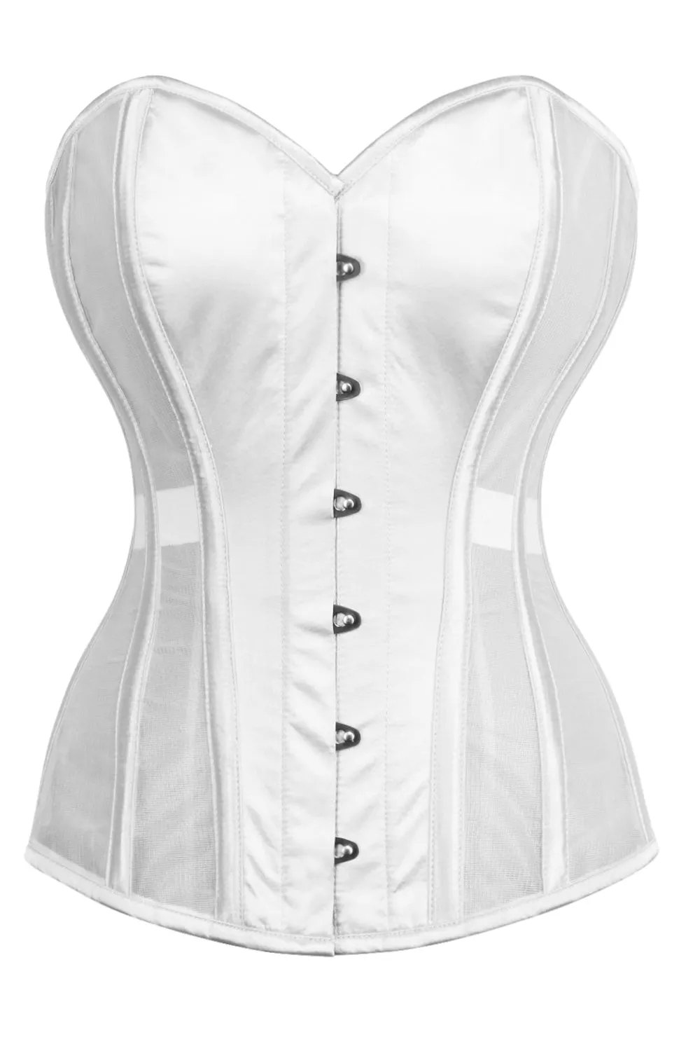 White Undertone Mesh Corset sold by Corset Story