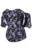 Wild Mushroom Corset Top with Frill Sleeve sold by Corset Story