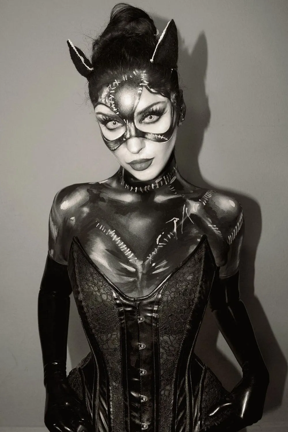 PVC Overbust Corset with Hip Panels sold by Corset Story product image thumbnail 2