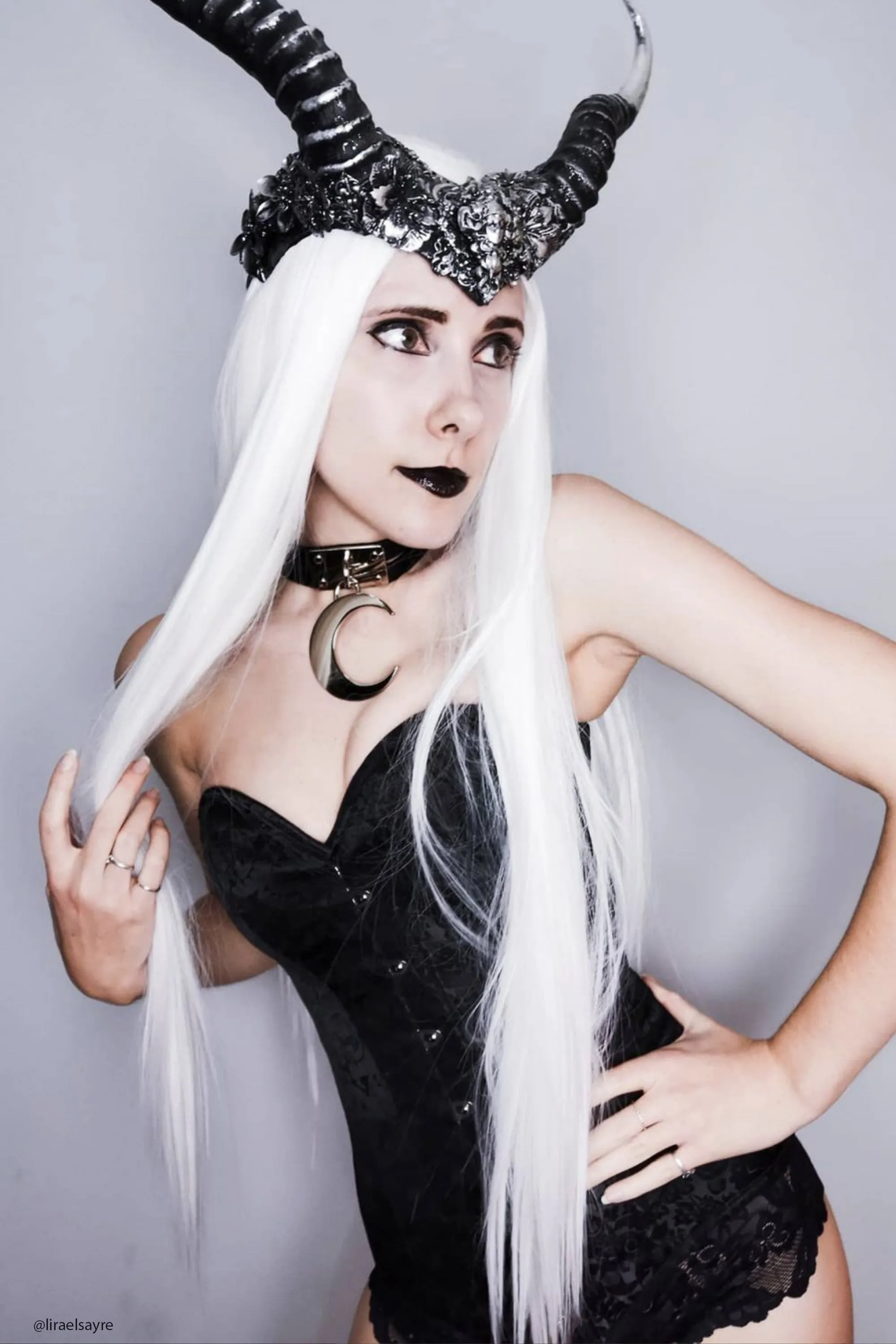 Instant Shape Black Brocade Overbust Corset - Longline sold by Corset Story product image thumbnail 5