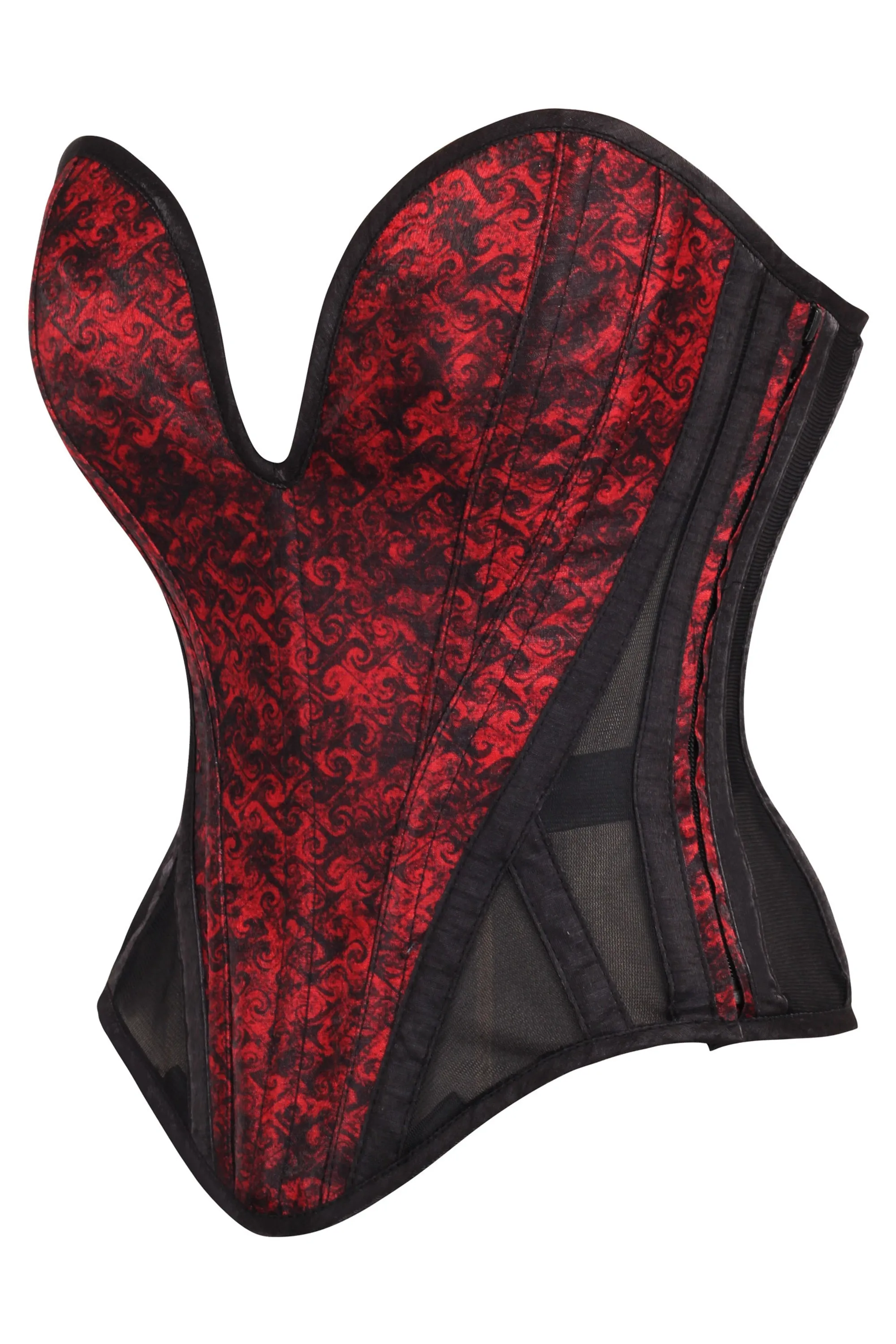 Red & Black Vampiric Seductress Corset sold by Corset Story product image thumbnail 3