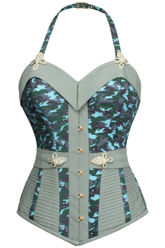 Military Inspired Camo Corset sold by Corset Story
