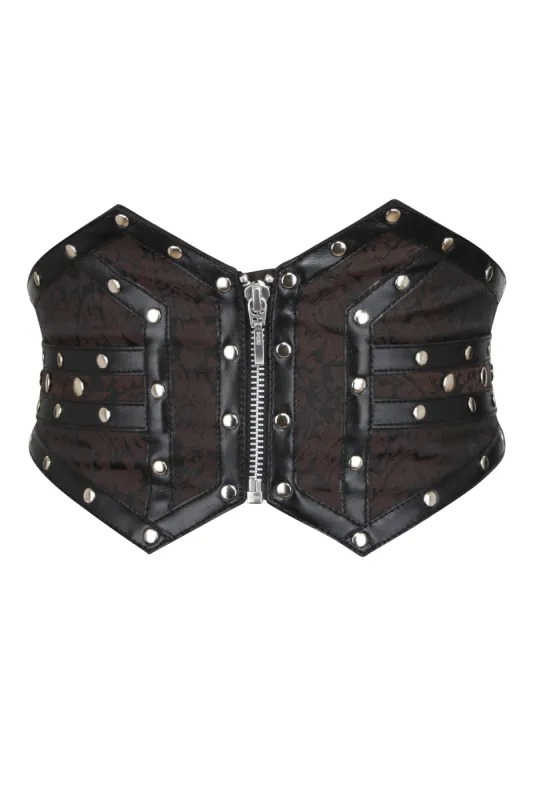 Brown Steampunk Corset Inspired Belt made by Corset Story